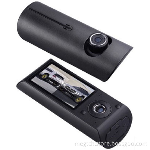 Dual Camerashd 720p with 120 Degree Wide Angel Ca Black Box